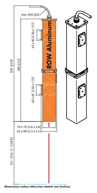 ROW Aluminium front view